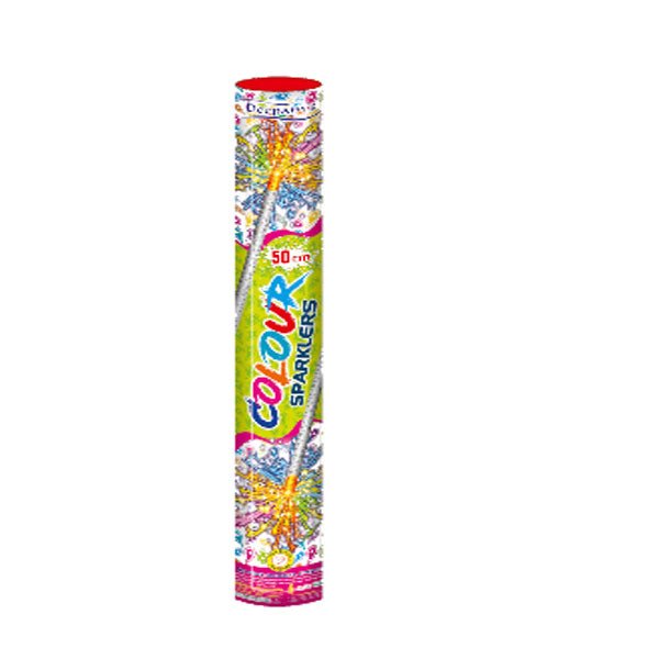 50 CM COLOUR SPARKERS (5 PCS) 1 BOX