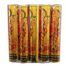 4 " Gold Lakshmi Crackers