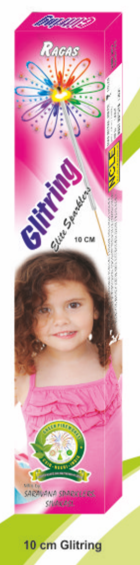 10 CM COLOUR SPARKLERS(10 PCS) 1 BOX