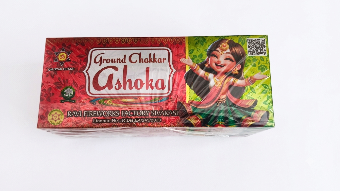 GROUND CHAKKAR   ASHOKA  (10PCS ) 1 BOX
