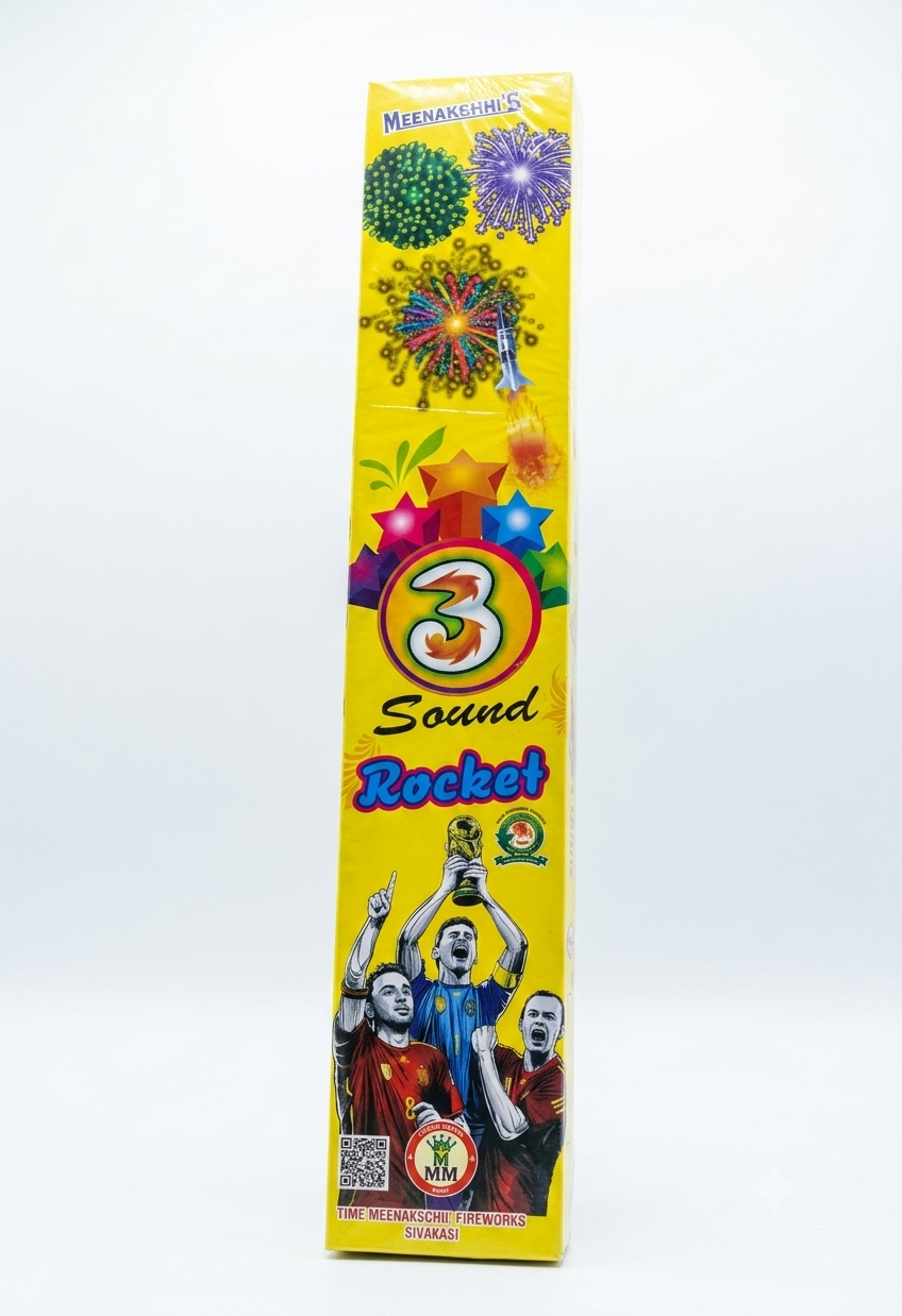 3 Sound  Rocket 🚀🚀🚀  ( 10 pcs ) 1 Box
