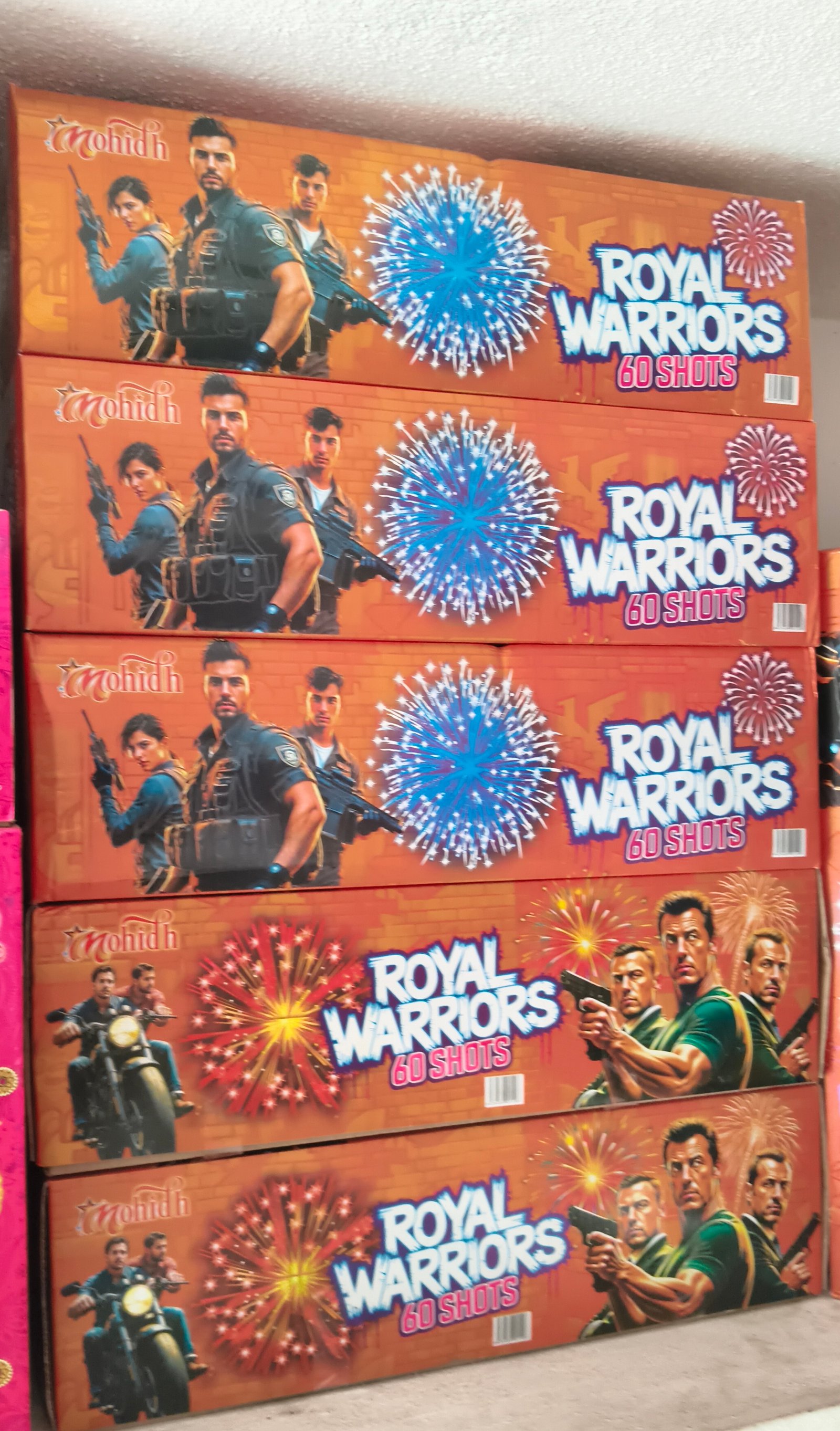 60 MULTI COLOR SHOT (1 box)